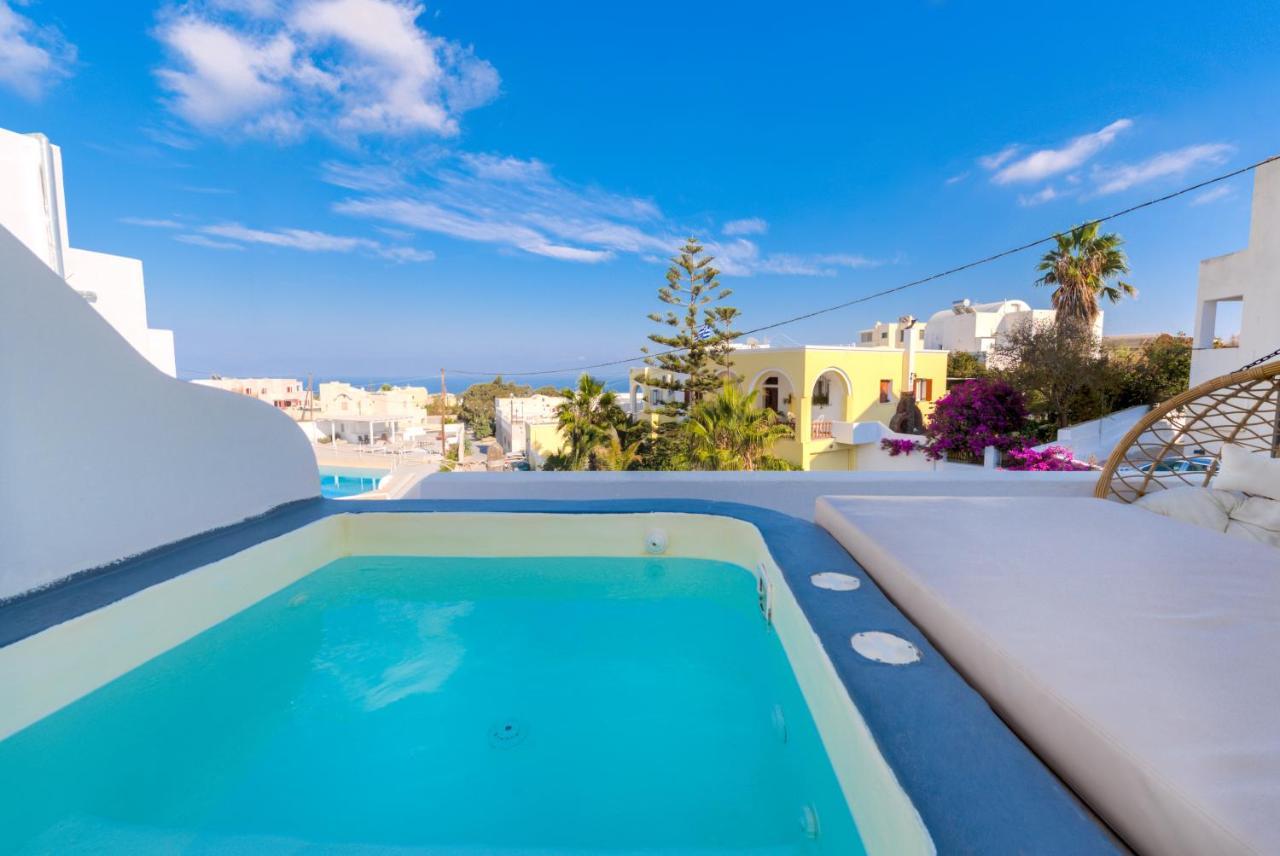 The Muses Of Santorini Private Jacuzzi Suites Vothon Bagian luar foto