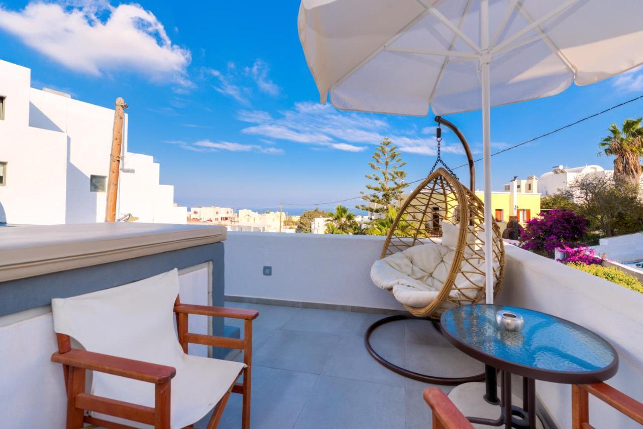 The Muses Of Santorini Private Jacuzzi Suites Vothon Bagian luar foto