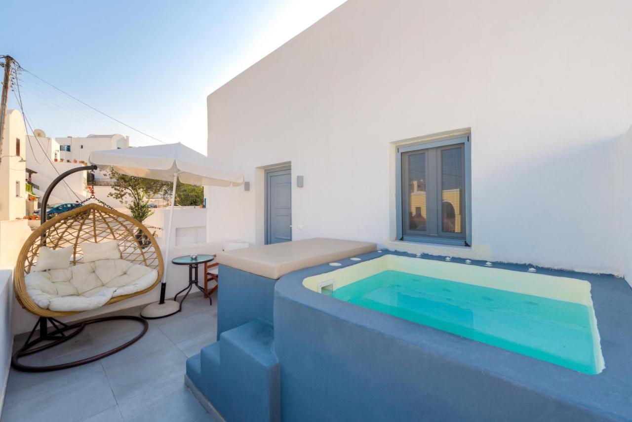 The Muses Of Santorini Private Jacuzzi Suites Vothon Bagian luar foto