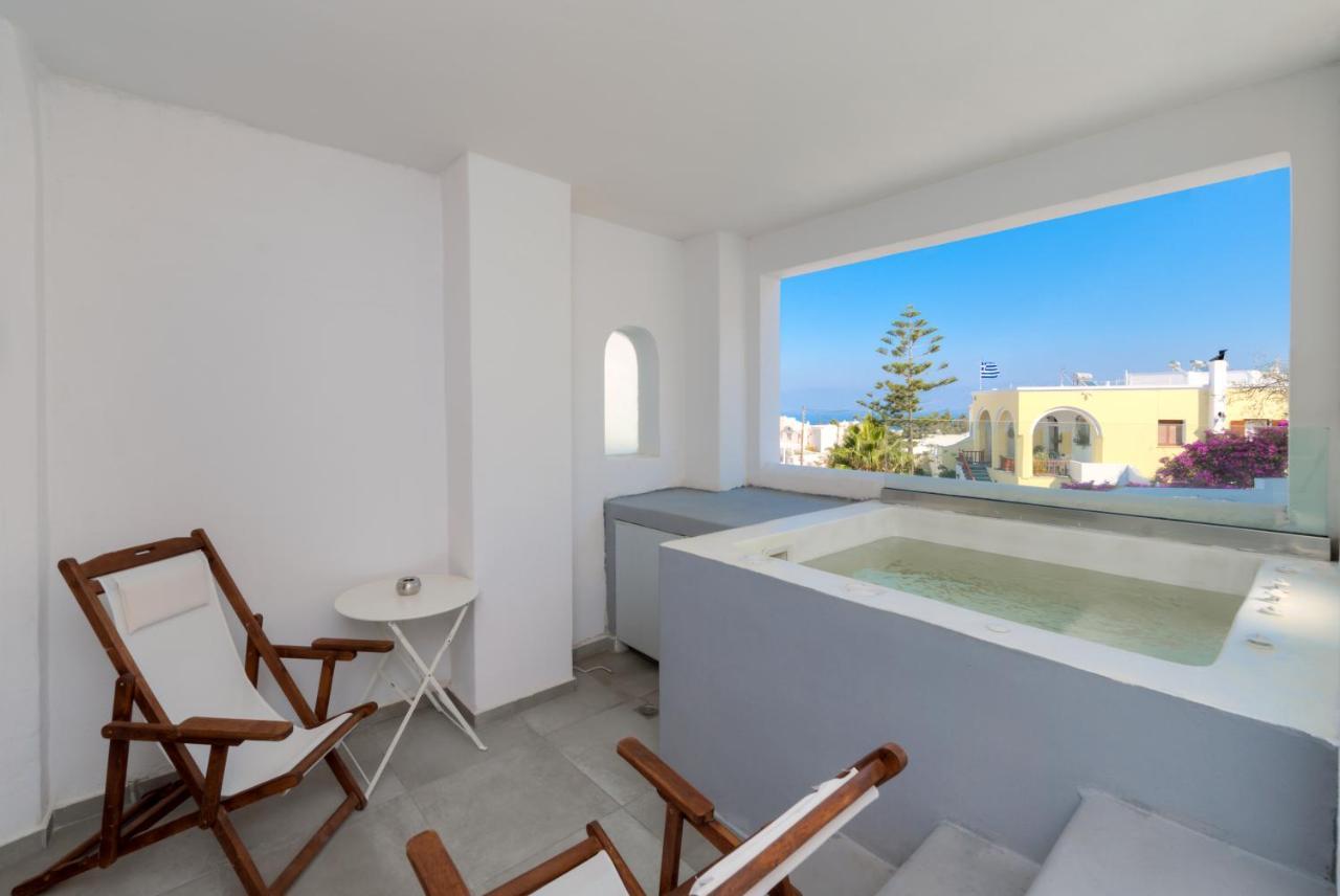 The Muses Of Santorini Private Jacuzzi Suites Vothon Bagian luar foto