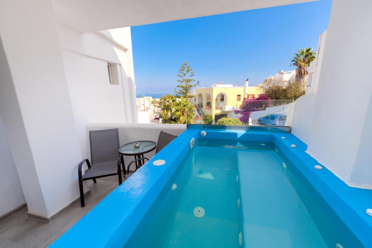 The Muses Of Santorini Private Jacuzzi Suites Vothon Bagian luar foto